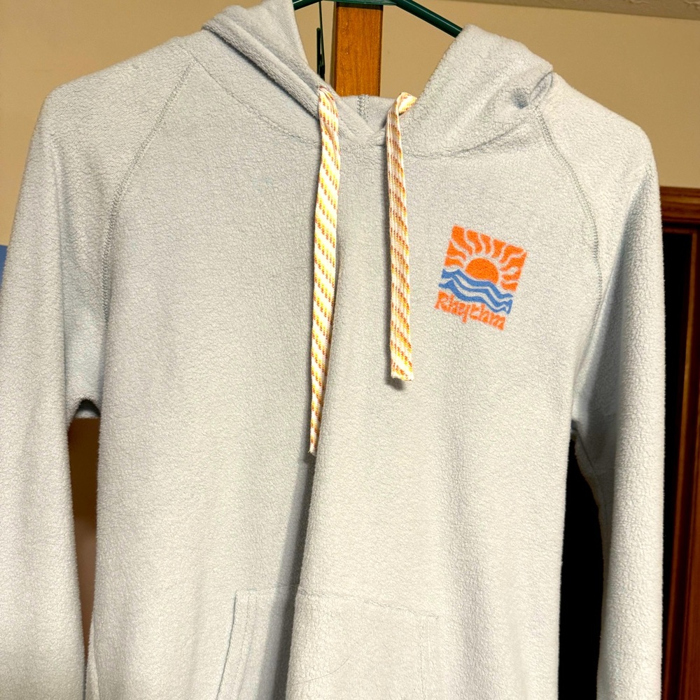 Brand new with tags this hoodie by Rhythm. Light blue in color. Size - Large.